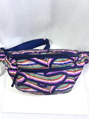 Vera Bradley LG Belt Bag. Reto Ribbons.